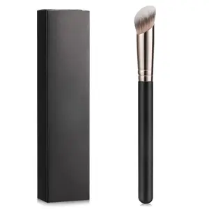 Under Eye Concealer Brush, Angled Contour Brush Synthetic Kabuki Brush for Concealing Blending Setting Buffing with Liquid, Cream and Powder Cosmetic