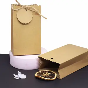24pcs, Kraft Paper Wedding Favor Boxes Gift Bags DIY Cookie Packaging Boxes Birthday Party Decoration Small Business Supplies, Christmas Decorations, Packaging Box, Candy Box