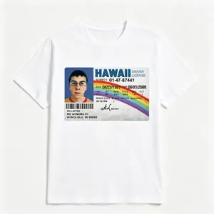 ToughTrail McLovin Hawaii Driver License Superbad Meme Graphic Tee| Y2K Funny Streetwear T‑Shirt