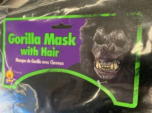 Gorilla Mask with Hair