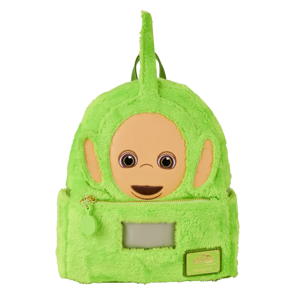 Teletubbies Dipsy Fuzzy Plush Animal Backpack, Light-Up Mini Cosplay Backpack, Fuzzy Backpack, Plush Animal Backpacks