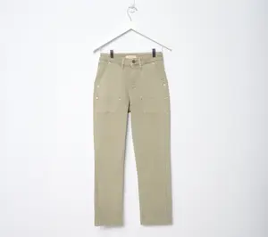 Warp & Weft Petite SBN Stretch Utility Staight-Leg Jeans