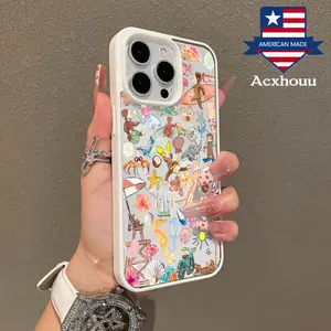 Trendy Magnetic Case for iPhone11/12/13/14/15/16/promax Beach summer fun illustration MagSafe Ready, Ultra Thin & Shockproof | Cute Pick for Girls