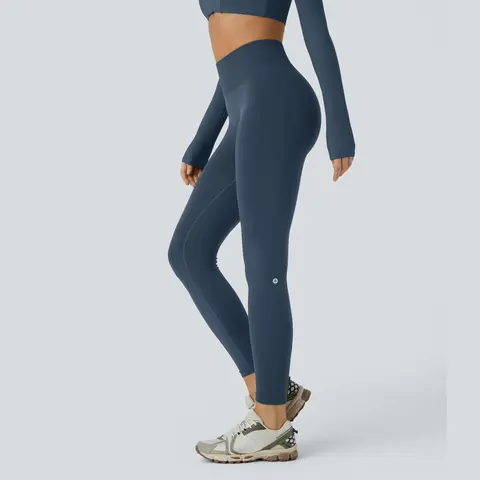 Halara OneForm Seamless Flow Mid Rise Tummy Control Butt Lifting Yoga Leggings