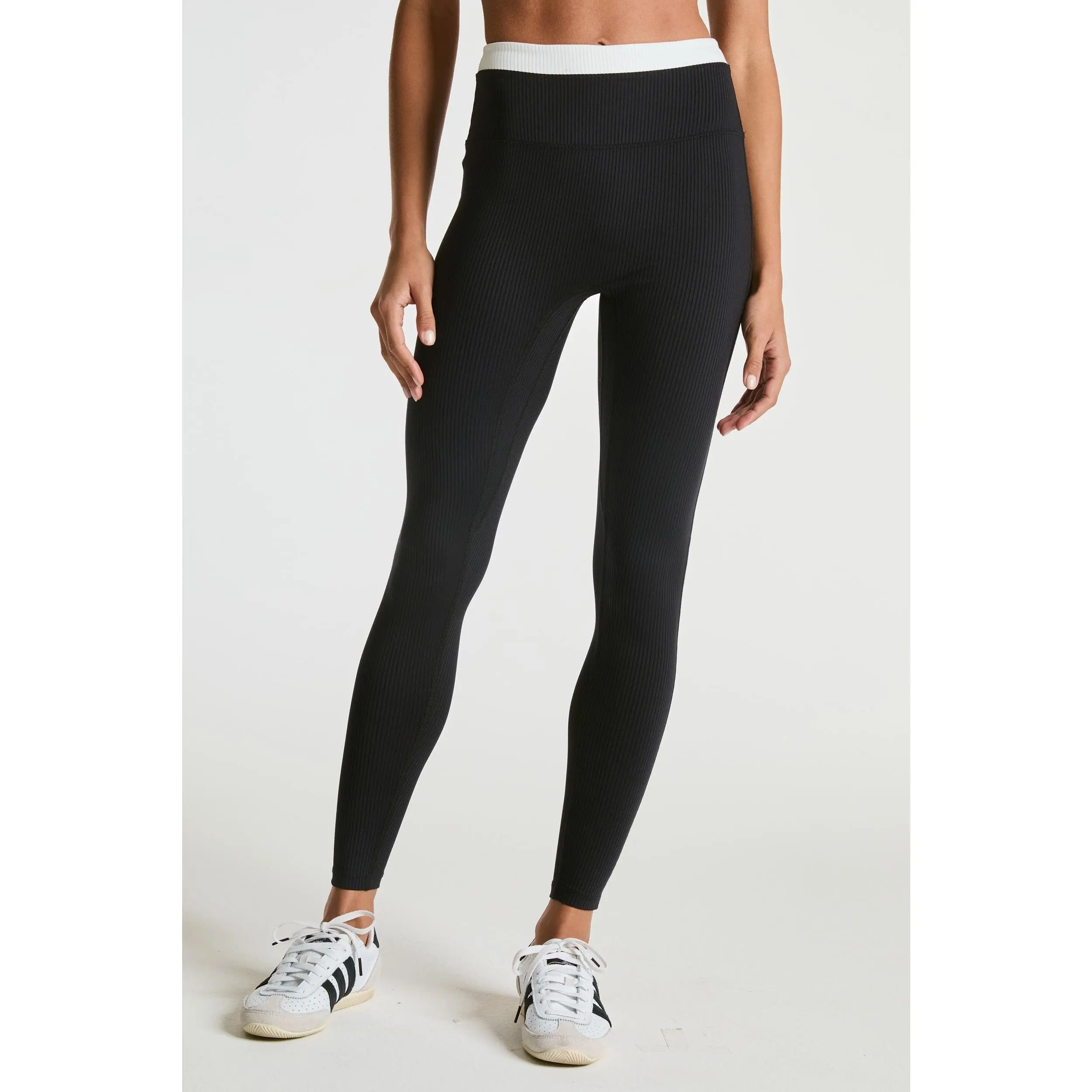 Ribbed Layered Legging