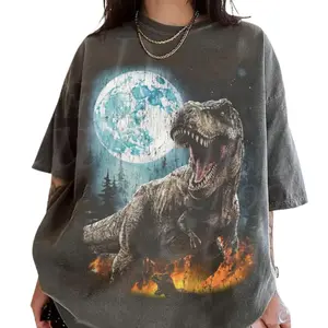 Dinosaur Vintage Comfort Color T-Shirt, Retro Dinosaur Shirt, Prehistoric Graphic Tee, Dino Top, Nostalgia Nature Gift, Trending Shirt