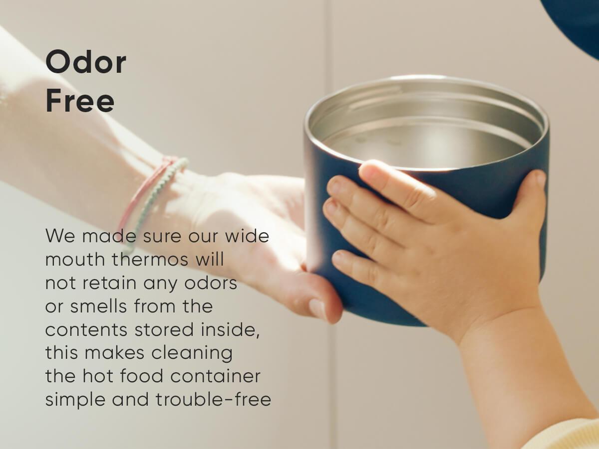 Hydrapeak 18oz Foodie Stainless Steel Vacuum Insulated Thermos Food Jar | Thermos for Hot and Cold Food, Wide Mouth Leak-Proof, 10 Hours Hot / 16 Hours Cold