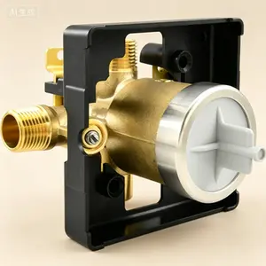 Universal Shower Valve Body for Delta MultiChoice Trim Kits, Rough-In Valve with Screwdriver Stops, Compatible with 13 14 17 and 17T Series, Single-Function or Dual-Function Tub and Shower Trim