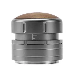 CrossCreek 58mm Espresso Tamper | Adjustable Depth Fits All 58mm Espresso Portafilter | Breville/Rancilio/La Marzocco/etc. | Built-In-Spring SUS304 Coffee Tamper | Espresso Machine