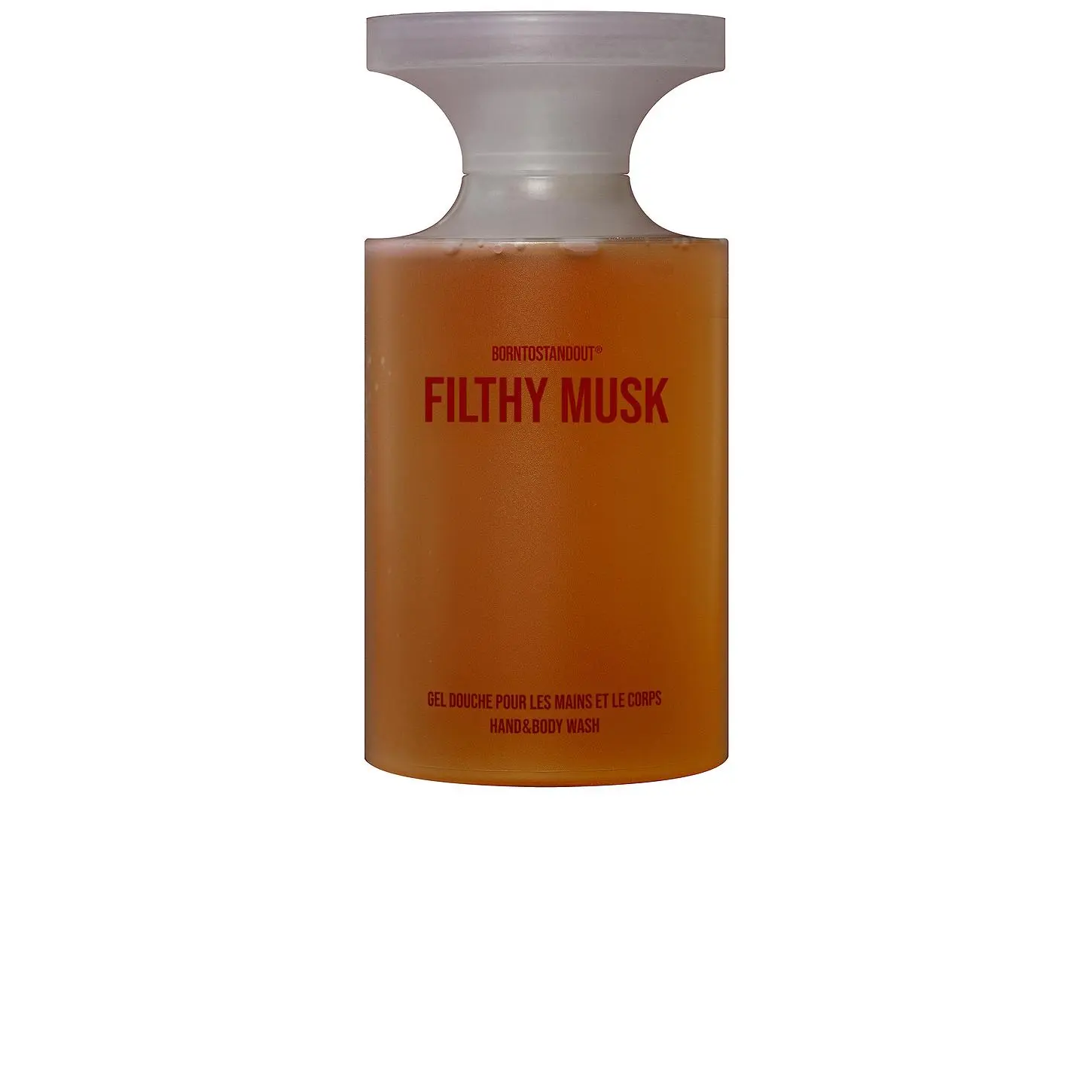 BORNTOSTANDOUT Filthy Musk 350ml Hand & Body Wash, Body Care Products, Foaming Gel Cleanser with Rich Lather