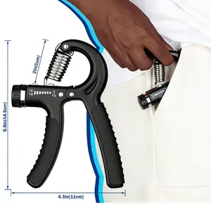Ergonomic Grip Strengthener, Adjustable 5-60KG Resistance, for Muscle Relaxation, Forearm Training, Hand Therapy & Stress Relief fitness resistance