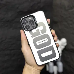 God's Light IMD Laser Craft Phone Case Suitable  Compatible with iPhone 11/12/13/14/15/16/17 (Pro Max/Plus) Suitable as a Gift for Friends and Family