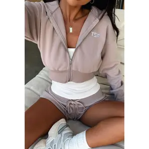 Kaztek Cropped Jacket - Mocha