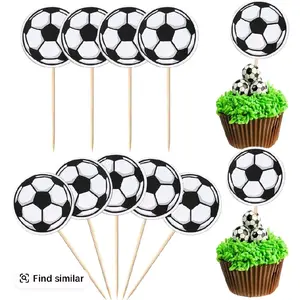 24 cupcakes soccer theme perfect for soccer player