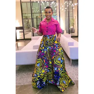 Idunnu Ankara Pants Set | Pink