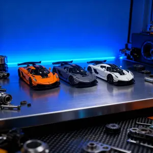 Collectible 1:22 Scale Alloy Racing Car Model, Detailed Engine Design, Perfect Gift for Auto Enthusiasts, Home Office Decor