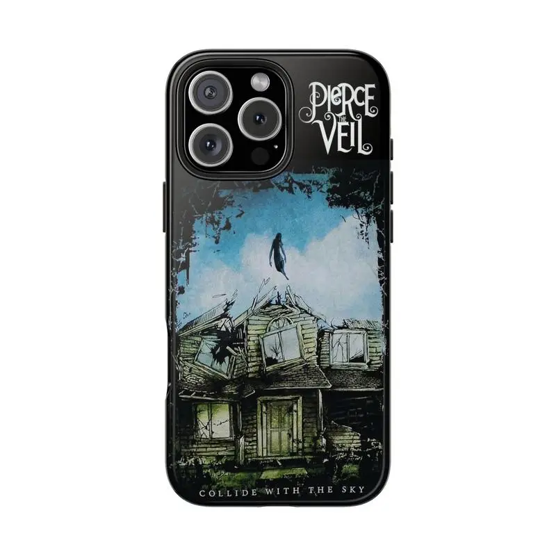Pierce The Veil Collide With The Sky Tough Phone Case Suitable for iPhone  17-11 Pro Max/Plus and Samsung Galaxy S23-25 - TikTok Shop
