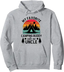 Camping Buddy Uncle Camping Buddies Uncle And Nephew Pullover Hoodie - Nallelycor Shop 50B0FPPQJC7X