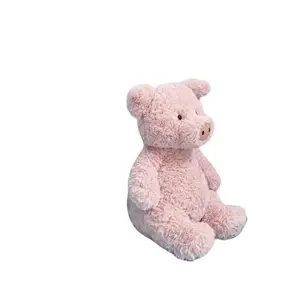 Jellycat Barnabus Pig Plush 30cm with Gift Bag – Soft Fluffy Pig Stuffed Animal, Cute Birthday Gift for Kids & Her