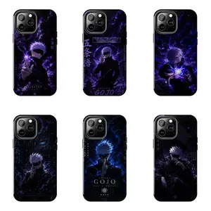 Gojo Satoru Jujutsu Kaisen Anime Case for iPhone 17-7 Pro Max Plus & Samsung Galaxy S26-S21 Ultra Plus - JJK Hollow Purple Unlimited Void Cosmic Aesthetic Phone Cover unisex