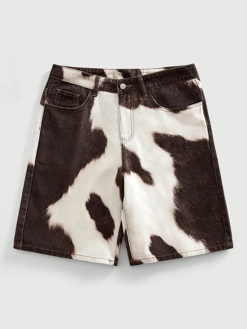 cowhide shorts - TikTok Shop