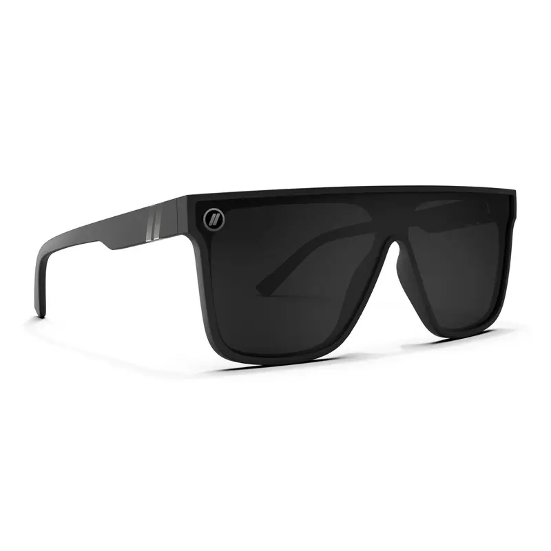 Blenders Eyewear Blackjacket Polarized‎ Sunglasses Black Square Frame Cat 3 Lens Blackjacket Polarized Sunglasses - Black Lensse with Black  main image 3