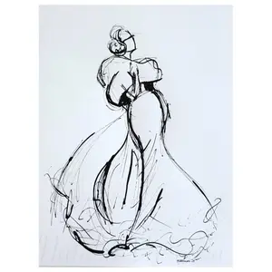Ink Sketch by Natalia Votinova 9x12 - Original Artwork – Signed