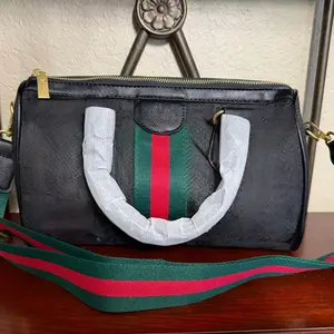 Black Canvas Crossbody
