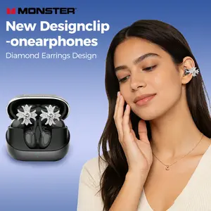 Clip On Wireless Earbuds with 2025 Bluetooth 6.0 for Faster, Stable Connection & Low Power Use, DT6.0 Pulse Directional Tech, 360° ACS Panoramic Sound, IPX5 Waterproof Audio Earbuds for Music & Calls, Comfortable for Sports freedom accessory