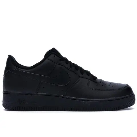Nike Men's Air Force 1 Low '07 Black, from StockX