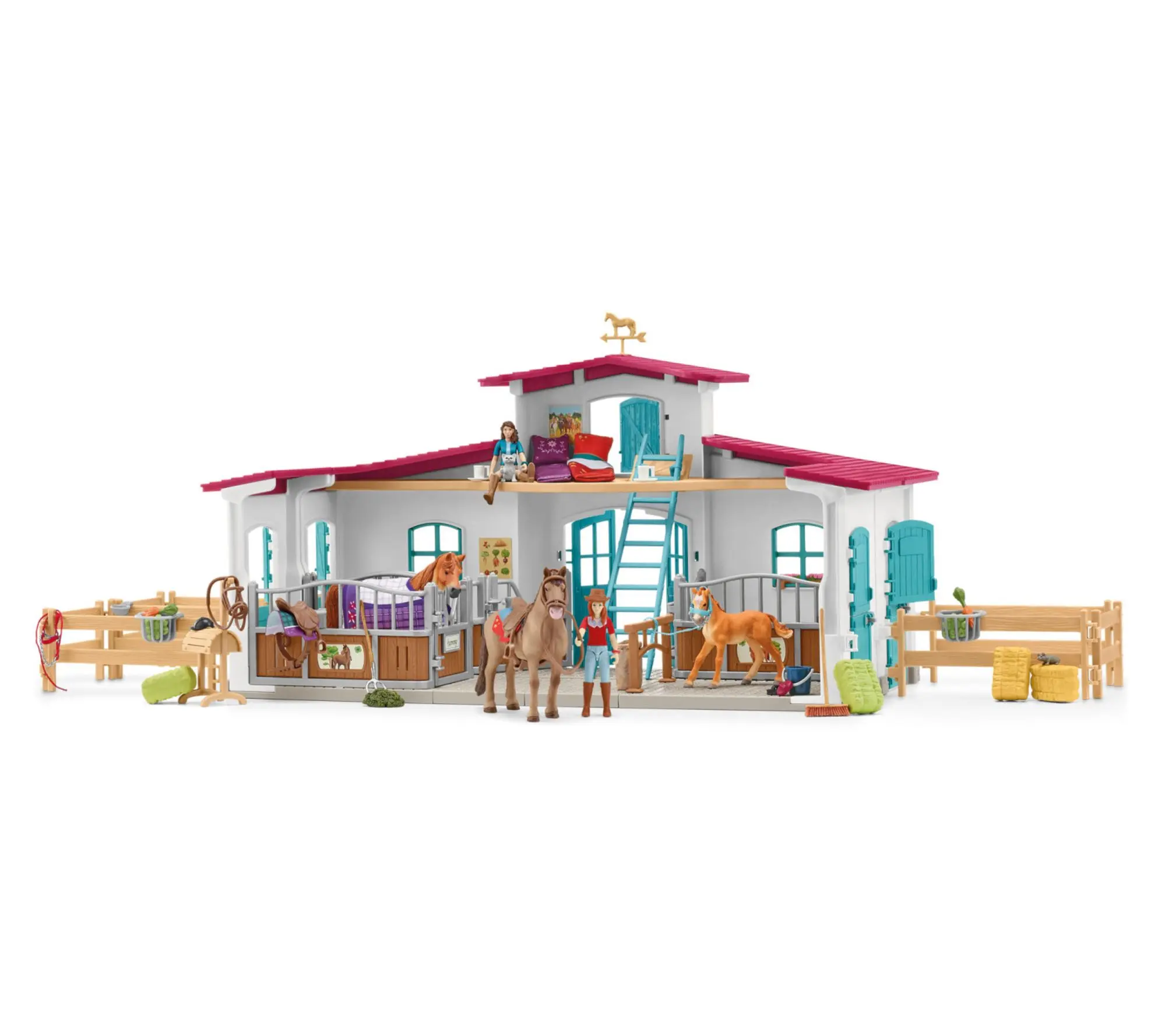 Schleich Horse Club: Lakeside Riding Center - 115pc Playset