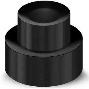 100 Black Plastic Plates Set, 50 Pcs 10.25 Inch Plastic Dinner Plates and 50 Pcs 7.5 Inch Plastic Dessert Plates, Elegant Fancy Heavy Duty Disposable Plates for Party, Wedding, Black