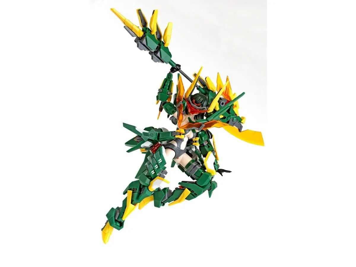 212 MAIN Mecha Pig MG-02ST Syokon Ki Guan Yu Raijin Light Armor Plastic Model Kit - 1/10 Scale Japan Version Model Figure, MS General, Bold Hero Motifs Assembly Toy for Hobby Enthusiasts, Girl-Focused Collectible Fun Action Figure