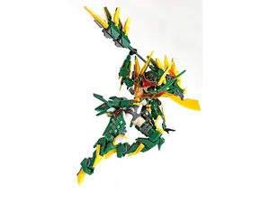 212 MAIN Mecha Pig MG-02ST Syokon Ki Guan Yu Raijin Light Armor Model Kit - 1:10 Scale Japan Version Model Figure with Bold Hero Motifs