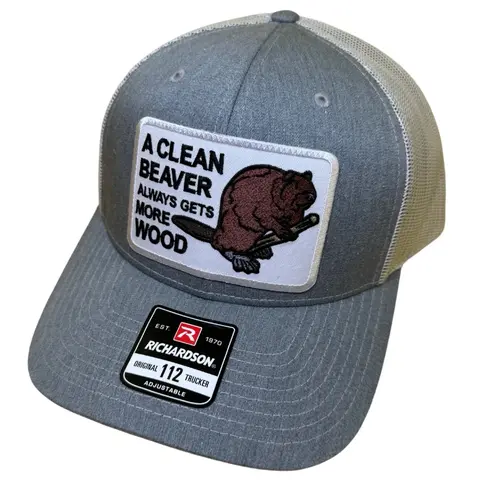 A Clean Beaver Always Gets More Wood Hat Adjustable Snapback Cap Snapback Trucker Hat