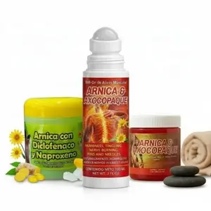 Ultimate Pain Relief Bundle: Arnica + Axocopaque Roll-On + Arnica & Axococpaque Gel 125g + Arnica Massage Balm 250g