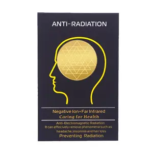 Creative Geometric Pattern Anti-Radiation Phone Stickers, Stylish and Functional Cell Phone Protection Accessories, Unique Design for Everyday Use, Cellphone