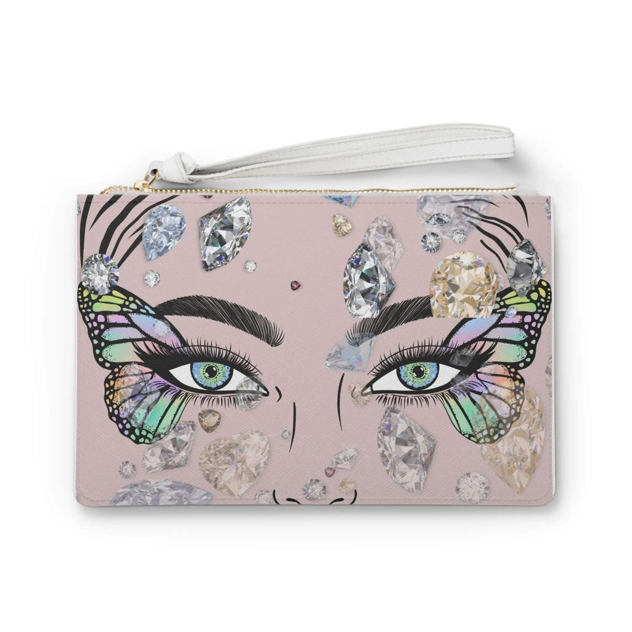 Butterfly Gem Clutch Bag | Stylish Evening Purse, Boho Chic Accessory, Perfect for Parties, Weddings, Night Out, Gift Idea