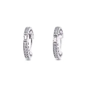 PANDORA Hearts of PANDORA Hoop Earrings - 296317CZ