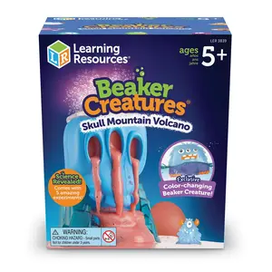 Learning Resources Beaker Creatures Skull Mountain Volcano, Preschool Science, STEM Toys, Fun Science Experiments for Kids, Ages 5+