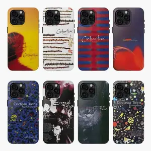 Coct-eau T-wins Band Phone Case, Dream Pop Shoegaze Style, Heaven or Las Vegas Era Artwork, Vintage Music Aesthetic iPhone Cover, Compatible with iPhone 11, 12, 13, 14, 15, 16 17 & Samsung Galaxy E