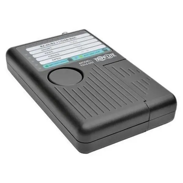 Tripp Lite T014-001 Network Cable Tester for Cat5, Cat6, Cat6A Cable Testing - Electrical Measuring Tool for Tools & Hardware Use