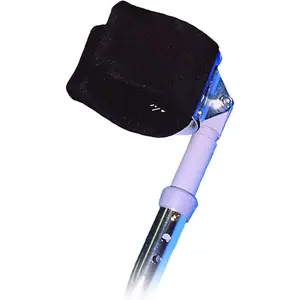 Elasto Gel Crutch-Mate II Forearm Crutch Pads 12"x5" European Style Cover 2/Pair CRPD40