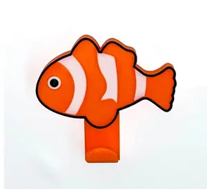 Clown Fish Magnetic Cruise Hook | Heavy Duty Neodymium Magnet Hooks for Cruise Ship Cabin & Stateroom - 60lb Strong Hold Hook for Hanging Towels, Clothes, Keys & More Accessories - Space Saving Organization Essentials