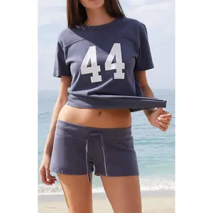 John Galt Women's Medium Gray Soft Sweat Shorts