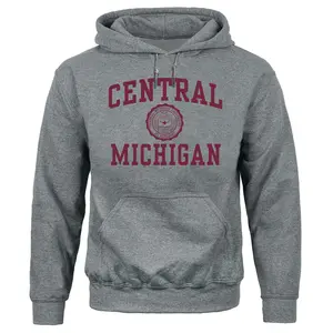 Central Michigan University Heritage Hooded Sweatshirt (Charcoal Grey)