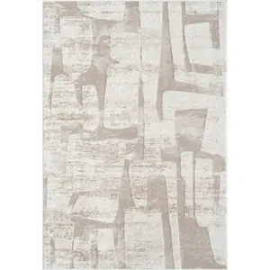 Fiona Linear Abstract Multicolor Area rug