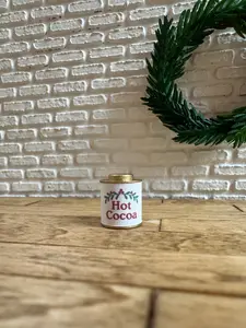 Christmas Cocoa Canister