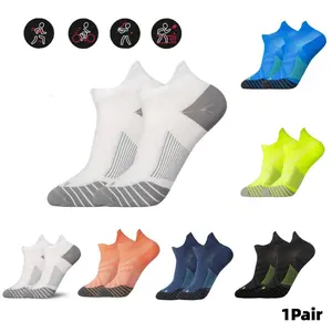 1Pair Unisex Running Socks For Men & Women,Summer Fitness Sports Quick Dry Breathable Marathon Running Socks With Arch Support, Comfortable Athletic Wear, Professional Socks, Gift For Spring/Summer, Anniversary.