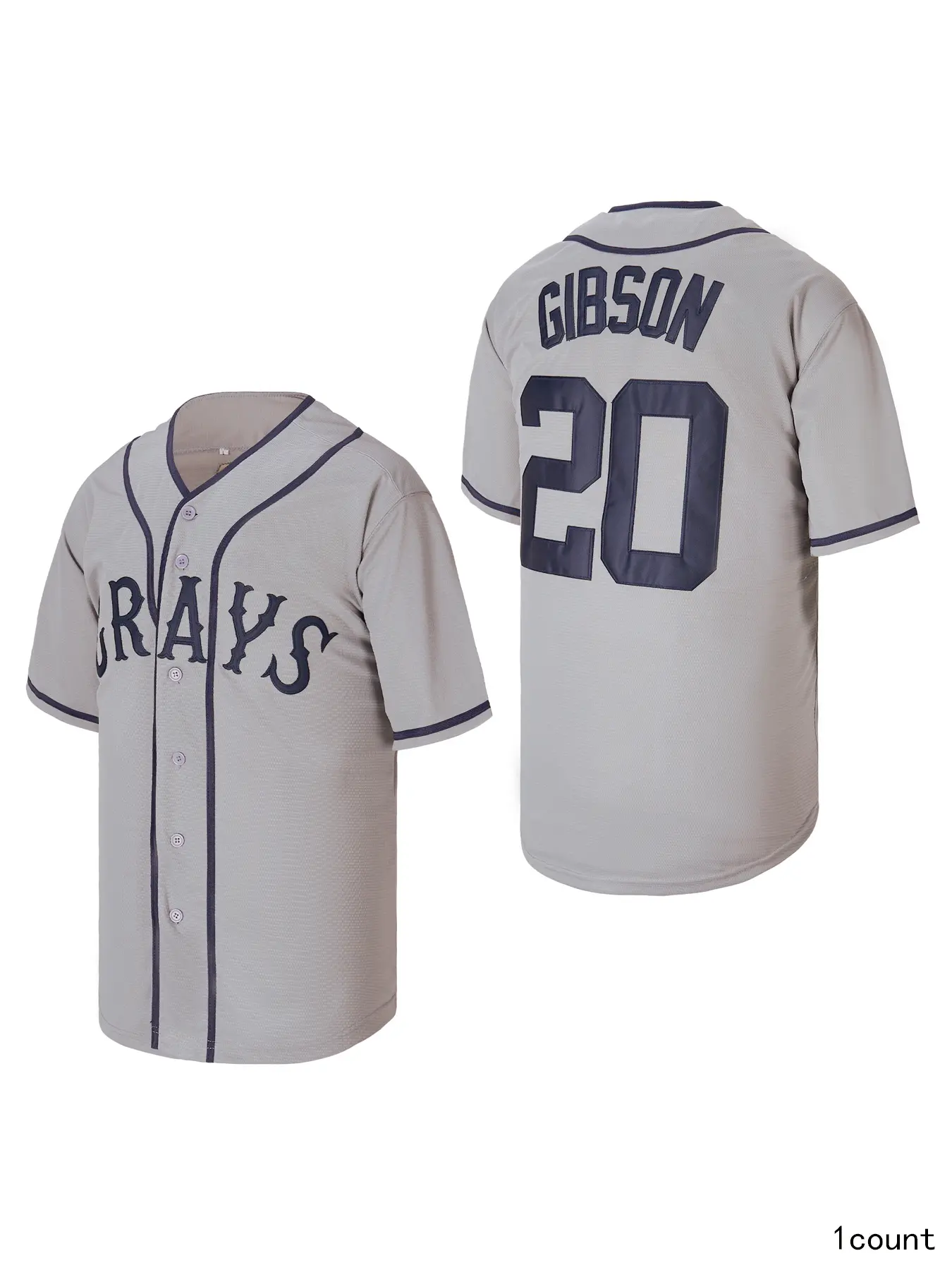 Baseball Jersey Josh Gibson #20 Homestead Gray Negro National League Stitched S~3XL